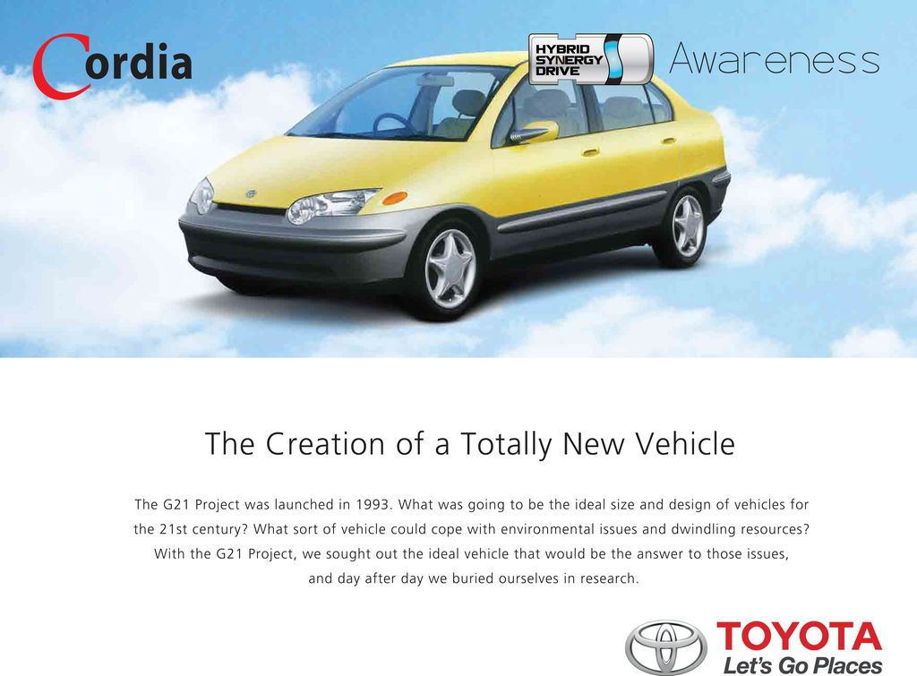 The Creation of a Totally New Vehicle - Hybrid Awareness