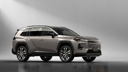 Full front view of the new RAV4 showcasing the redesigned grille and stance