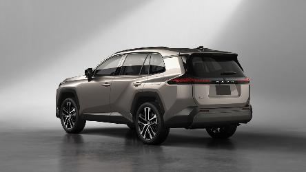 Front low-profile view emphasizing the RAV4's wide and capable stance