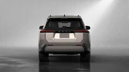 Spacious rear cargo area of the new RAV4 with flat-folding seats