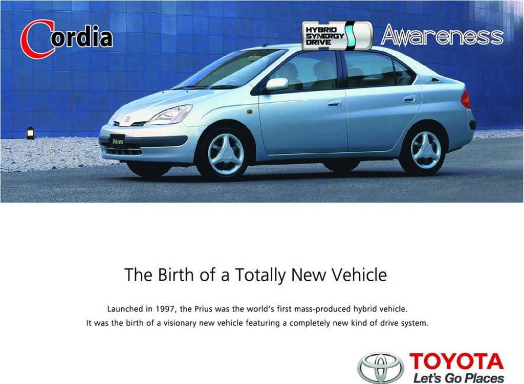 First mass shop produced hybrid car